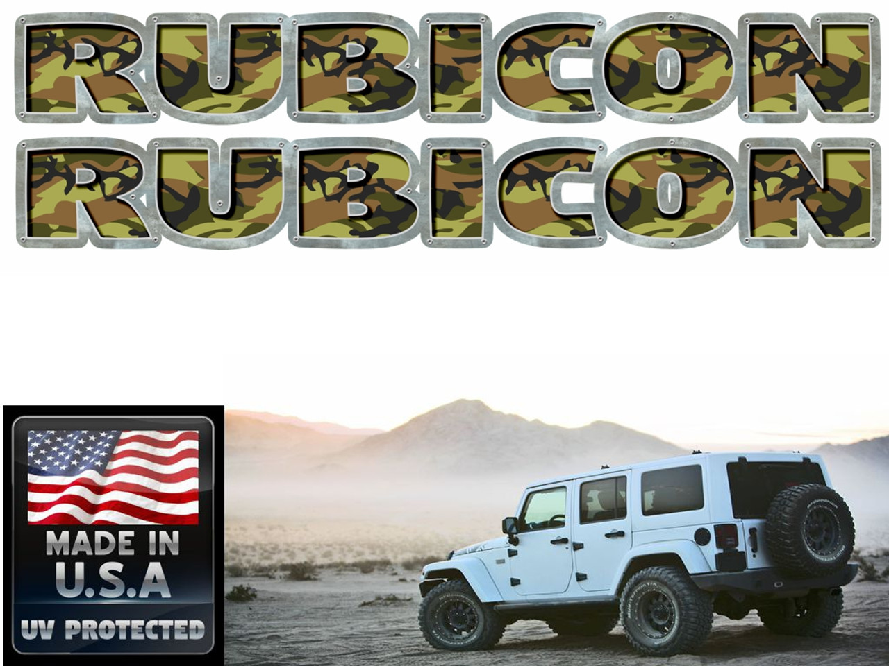 Jeep Rubicon Camo 2 piece set