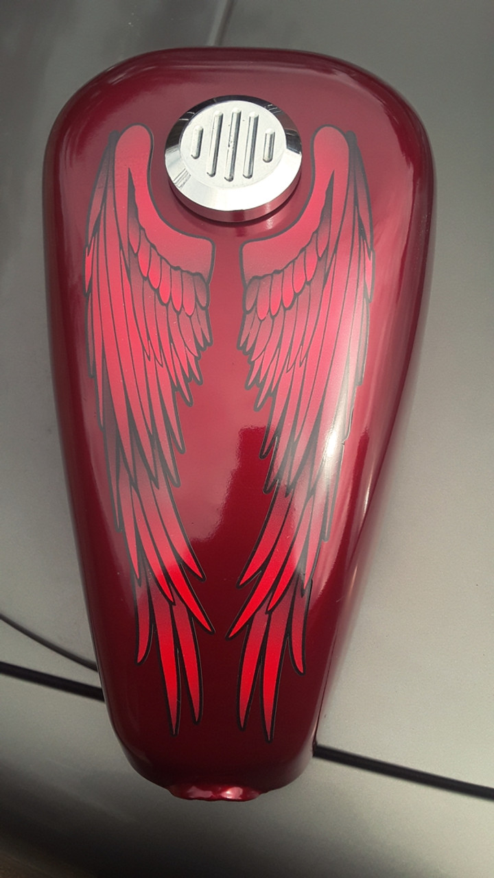  Wings (Red) Tank Decals - 2pc set