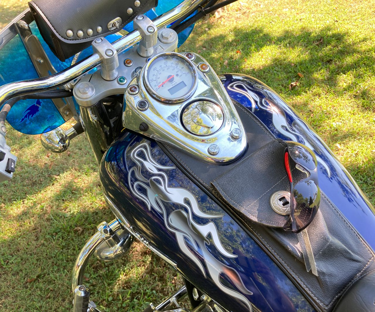 Chaser Motorcycle Flames 2 pc set - Pick Your Color - East Coast