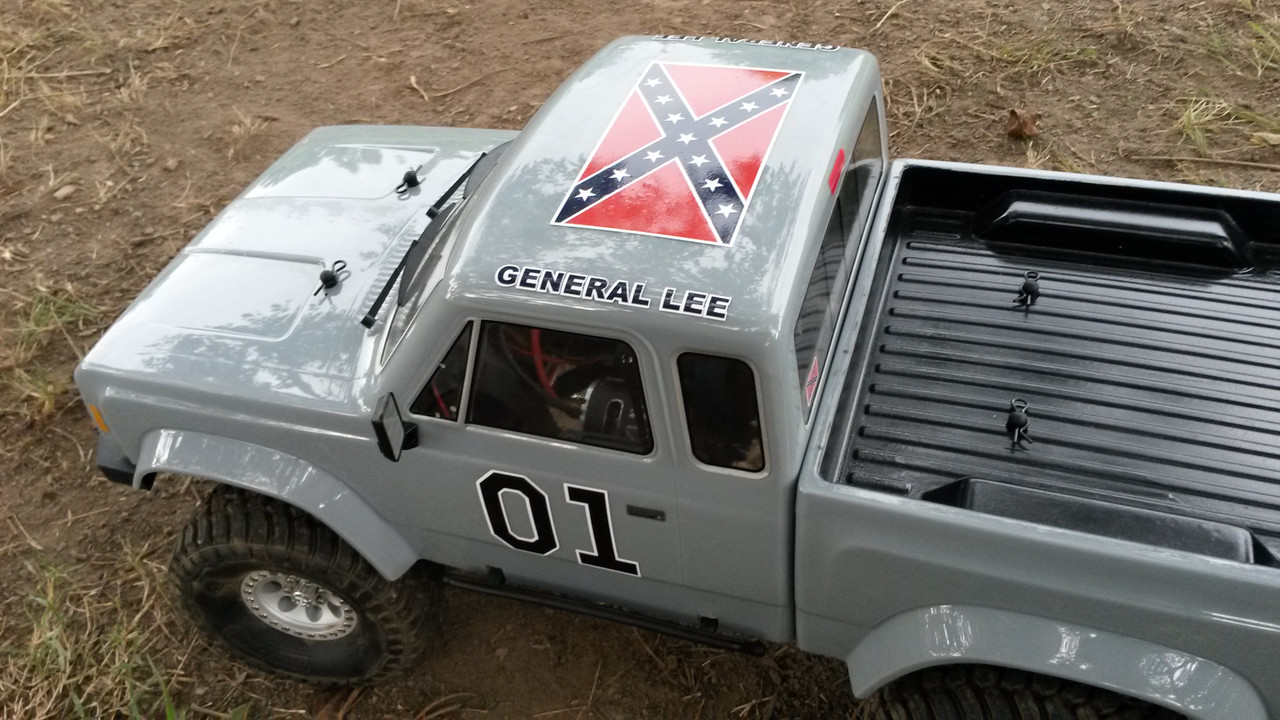 General Lee - 1/10  1/8 Scale decal sets - Choose Style