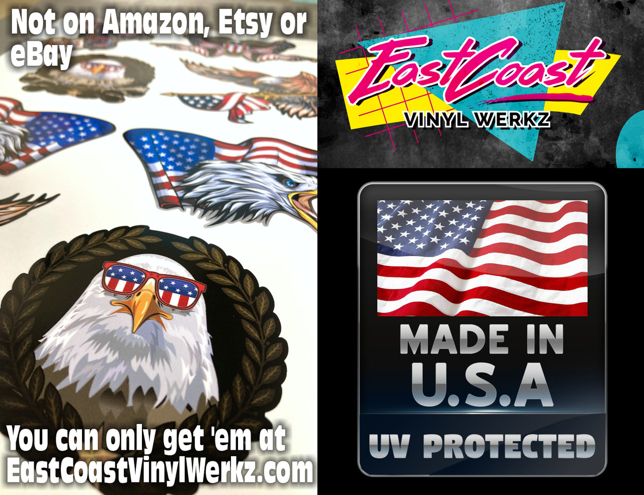 American Eagle decal set