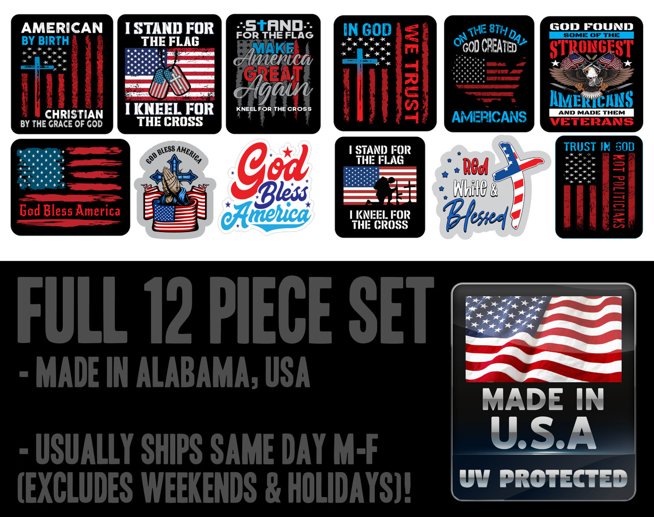 God & Country - 12 Piece Set