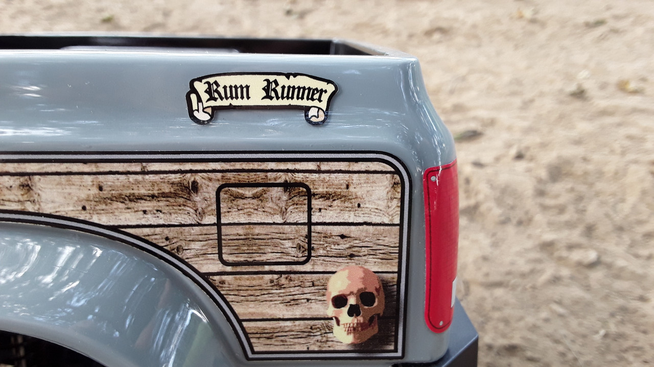 RC Enduro - "Rum Runner" (Pirate) body decal set