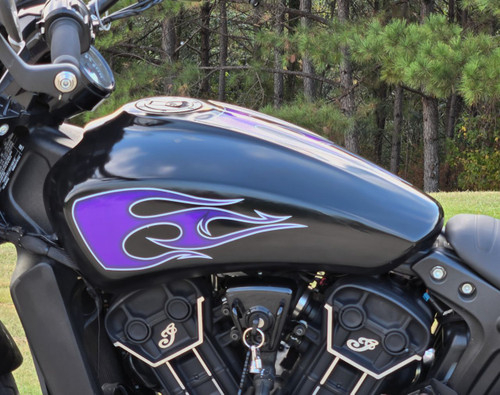 Indian Scout accessories – tribal flame vinyl decal set Indian Scout accessories – tribal flame vinyl decal set