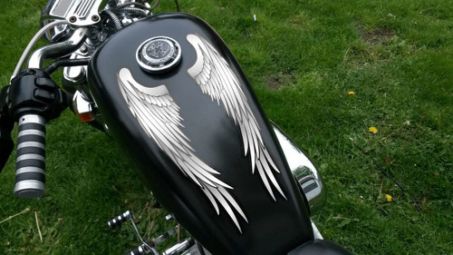 Wings (Silver) for tank top or sides