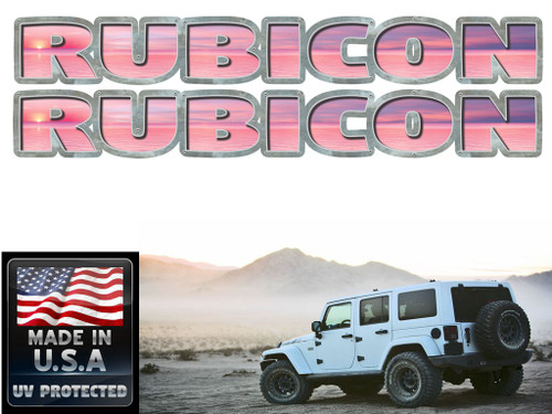 Jeep Rubicon Pink Sunset 2 piece set