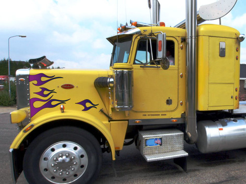 No. 12 Tribal flame decals - Shown in Grape