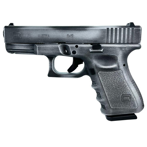 Glock 19 Gen 3 Crushed Distressed Silver 9x19mm