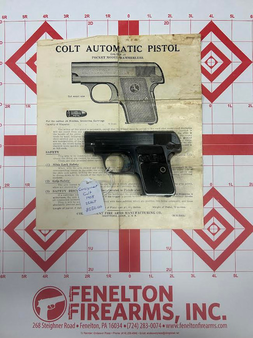 used (Consignment) Colt 1908 Vest Pocket 25 ACP.