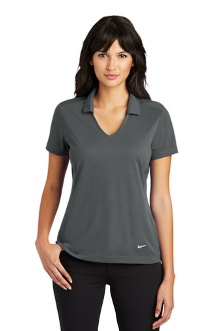 Nike Ladies Dri-FIT Vertical Mesh Polo. 637165