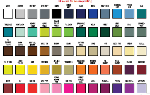PMS Color Match Chart