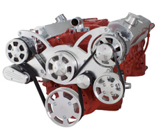 Small Block Chevy all-inclusive Wraptor serpentine system