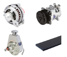 Chrysler (Mopar) Accessories including Alternators, Power Steering Pumps, Water Pumps and more.
