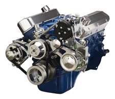 Ford Small Block Serpentine Pulleys and Brackets