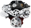 Chevy LSA Wraptor Serpentine System, Polished, Front, ALT Only