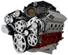 Chevy LSA Wraptor Serpentine System, Polished, Right, AC