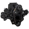 Black Serpentine System for Big Block Chevy Supercharger - AC, Power Steering & Alternator with Electric Water Pump