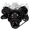 Black Diamond Serpentine System for Big Block Chevy - AC, Power Steering & Alternator with Electric Water Pump