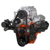 Black Diamond Serpentine System for Big Block Chevy Supercharger - AC, Power Steering & Alternator with Electric Water Pump - All Inclusive