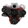 Black Diamond Chevy LS Engine Serpentine Kit - Alternator Only with Electric Water Pump
