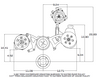 Ford 351C, 351M & 400 V-Belt System Dimensions