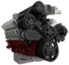 Chevy LS All Inclusive Wraptor Serpentine System for Whipple Superchargers - Stealth Black