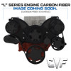 Stealth Black Carbon Fiber Mid-Mount Chevy LS Serpentine System - All Inclusive - AC, PS, ALT