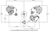 Chevy LS Wide Mount Serpentine System Dimensions
