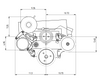 Chevy Small Block Serpentine Conversion - Mid-Mount AC, Alternator, Power Steering, LWP