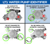 Chevy LT1 Mechanical Water Pump Identifier