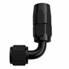 10AN 90 Degree Low Pressure Hose End, Black