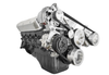 Small Block Ford (5.8L) Serpentine Conversion Kit; Mid-Mount, left