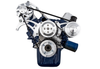 Small Block Ford 5.8L Serpentine Conversion Kit; Non-AC Applications, Front