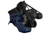 Stealth Black Small Block Ford 5.8L Serpentine Conversion Kit; PS & ALT