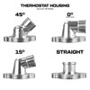 Universal Thermostat Housing Polished Angles