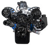 Black Diamond Small Block Ford Reaper Serpentine System, Front, AC