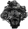 Stealth Black Chevy 8100 L18 Serpentine Conversion System - Alternator Only
