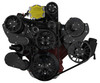 Black LS Harrop Compatible Supercharger System - TVS2300 or TVS2650 - FRONT VIEW