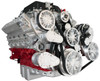 Chevy LSA Supercharged Reaper Serpentine System, Polished, Left, No AC Chevy LSA Supercharged Reaper Serpentine System, Polished, Left, No AC