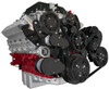 Chevy LSA Supercharged Reaper Serpentine System, Black, Left, No PAC Chevy LSA Supercharged Reaper Serpentine System, Black, Left, No PAC