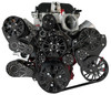 Chevy LSA Supercharged Reaper Serpentine System - Black Diamond, Front Chevy LSA Supercharged Reaper Serpentine System - Black Diamond, Front