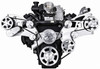 Chevy L18 All Inclusive Wraptor Serpentine System, Polished, Front