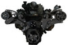 Stealth Black Chevy L18 All Inclusive Wraptor Serpentine System, Front, No PS