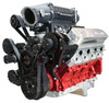 Chevy LS Magnuson TVS2650 Supercharged Reaper Serpentine System - Stealth Black, Right, No PS or AC