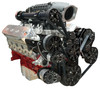 Chevy LS Magnuson TVS2650 Supercharged Reaper Serpentine System, Black Diamond, Left