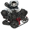 Chevy LS Magnuson TVS2650 Supercharged Reaper Serpentine System, Black Diamond