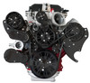 BLACK Chevy LS Magnuson Magnum TVS2650 Supercharged Reaper Serpentine System - FRONT NO PS