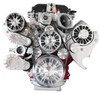 CLEAR Chevy LS Magnuson Magnum TVS2650 Supercharged Reaper Serpentine System - FRONT NO PS