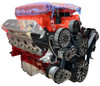 Chevy LS Whipple® 3.0L Inverted Supercharged Reaper Serpentine System, Black Diamond