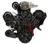 Chevy LS Whipple® Gen VI Top Mount Supercharged Reaper Serpentine System, Black Diamond, Front, No PS or AC Chevy LS Whipple® Gen VI Top Mount Supercharged Reaper Serpentine System, Black Diamond, Front, No PS or AC